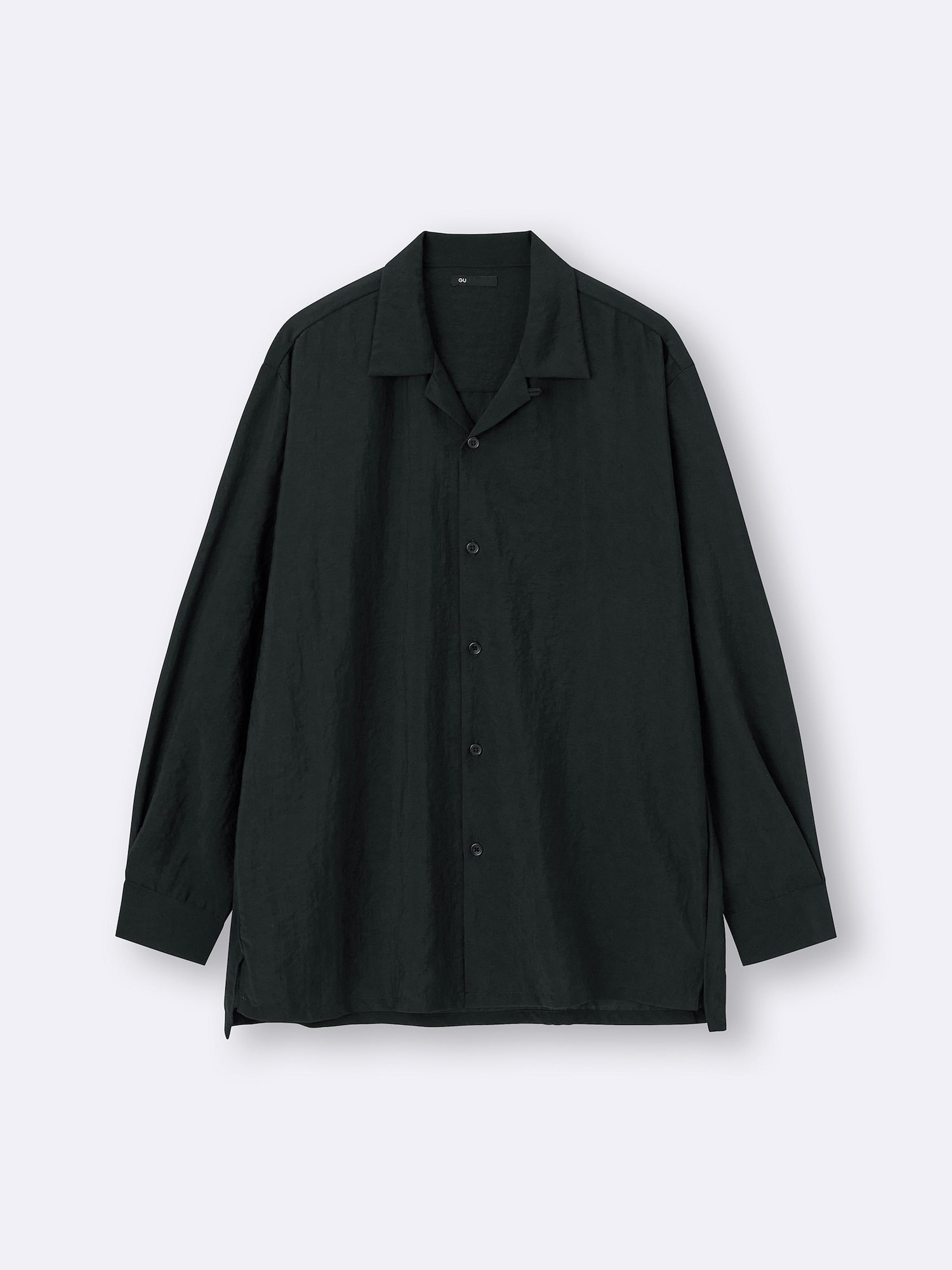 Men's Textured Open Collar Shirt | GU US