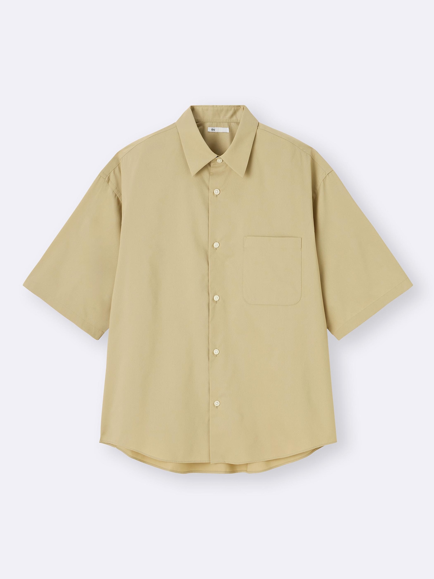 Unisex Broadcloth Oversized Shirt | HalfSlv | GU US