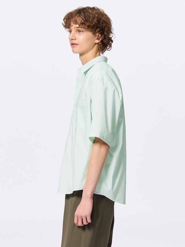 Broadcloth Oversized Shirt | HalfSlv