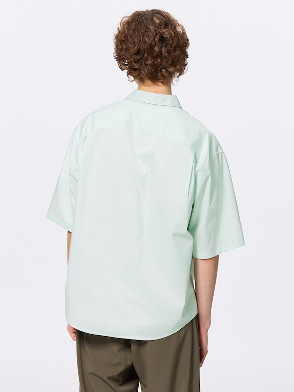 Broadcloth Oversized Shirt | HalfSlv