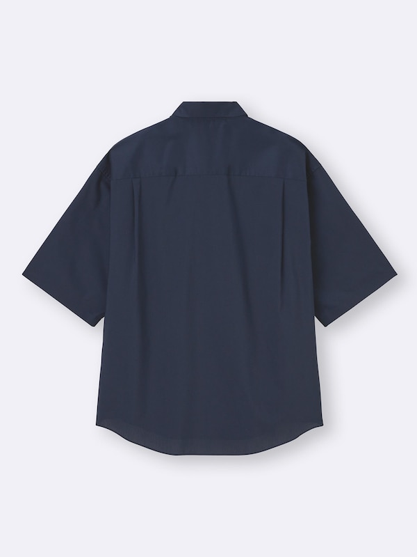 Broadcloth Oversized Shirt | HalfSlv