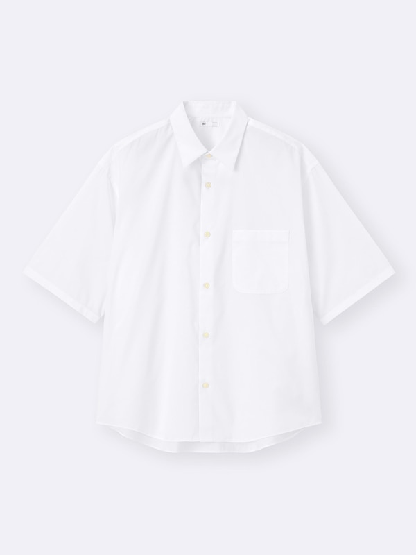 Broadcloth Oversized Shirt | HalfSlv