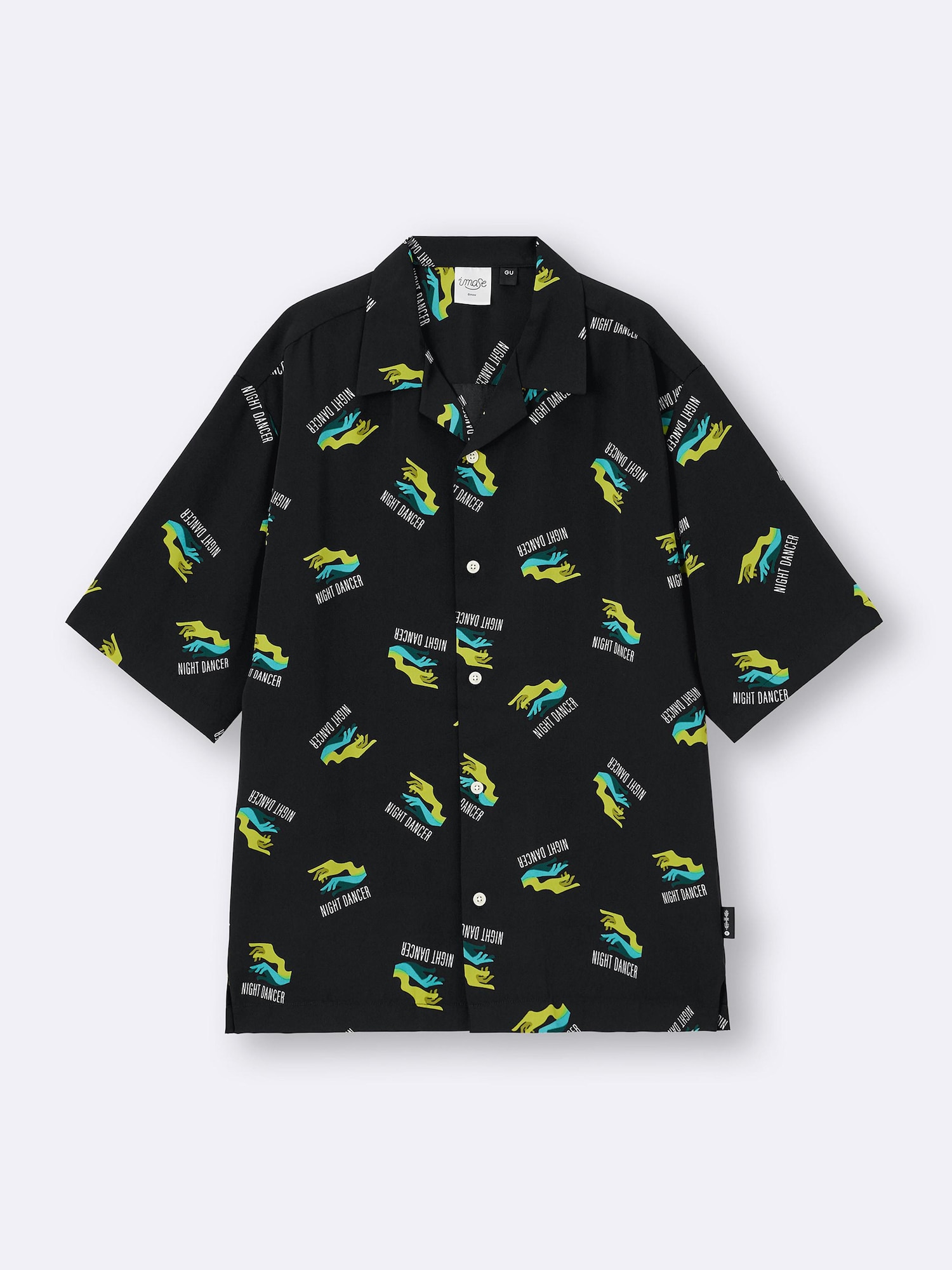 Men's Open Collar Shirt | HalfSlv | Imase | GU US