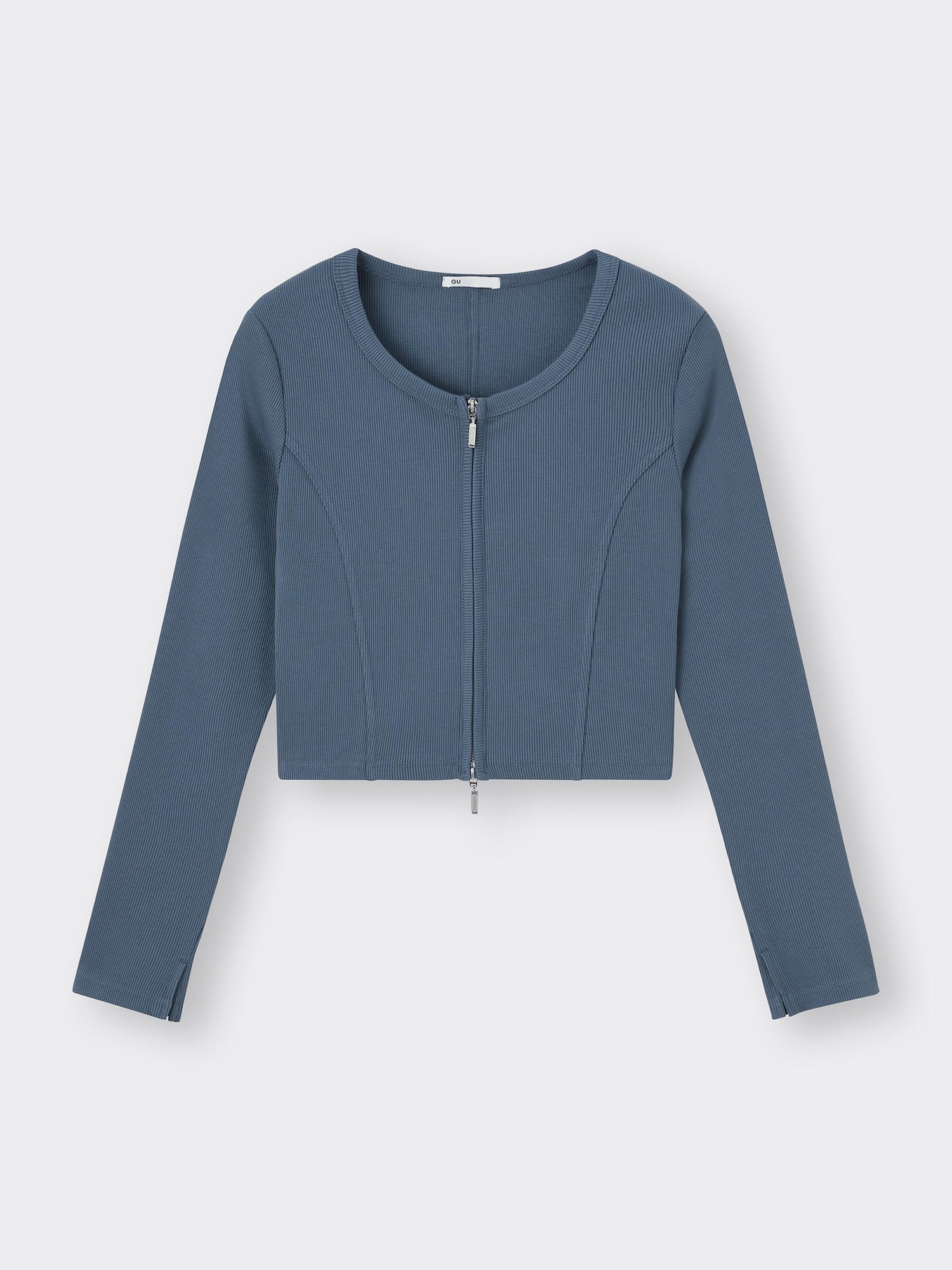 Women's Ribbed Double Zip Cardigan | GU US