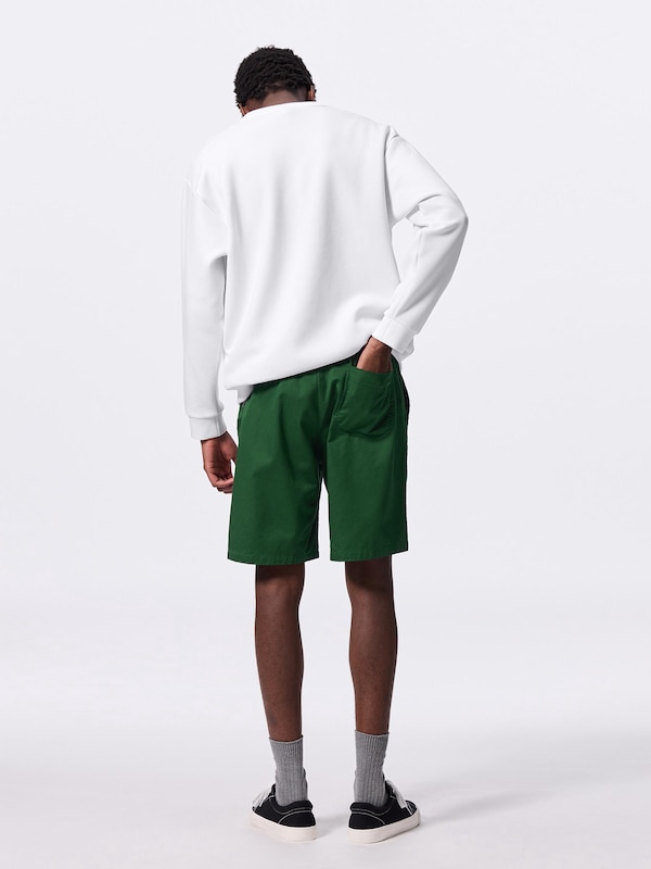 Cotton Relaxed Knee Length Shorts