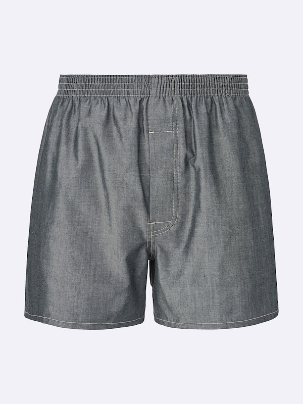 Woven Boxers | Denim Look