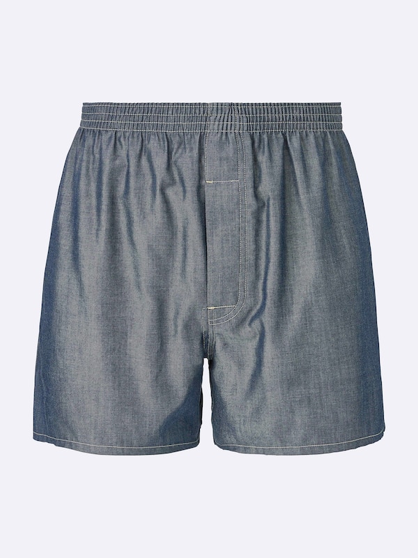 Woven Boxers | Denim Look