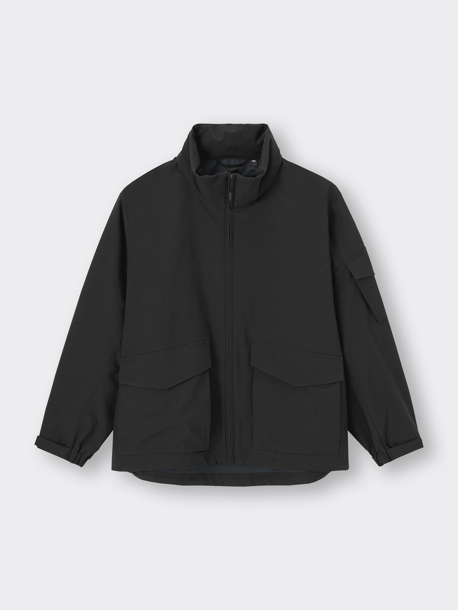 Men's Windproof Stand Collar Jacket | GU US