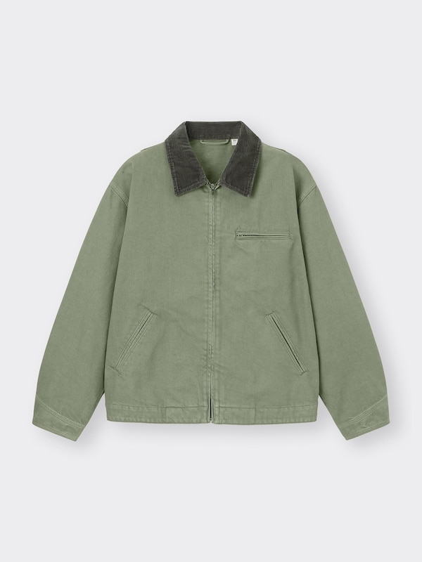 Washed Cotton Work Jacket(Japan Sizing)