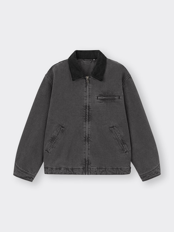 Washed Cotton Work Jacket(Japan Sizing)