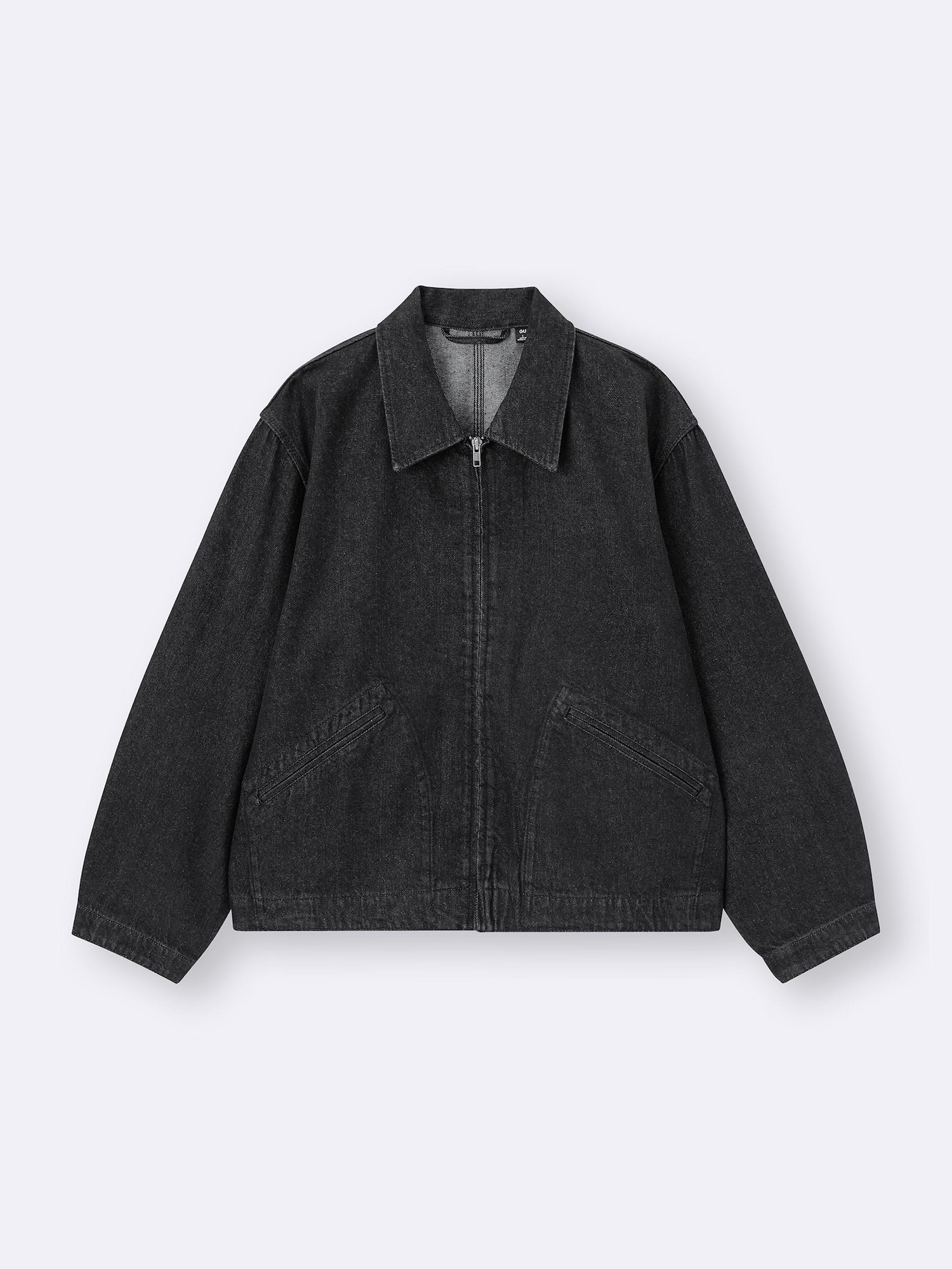 Men's Denim Zip Up Jacket | GU US