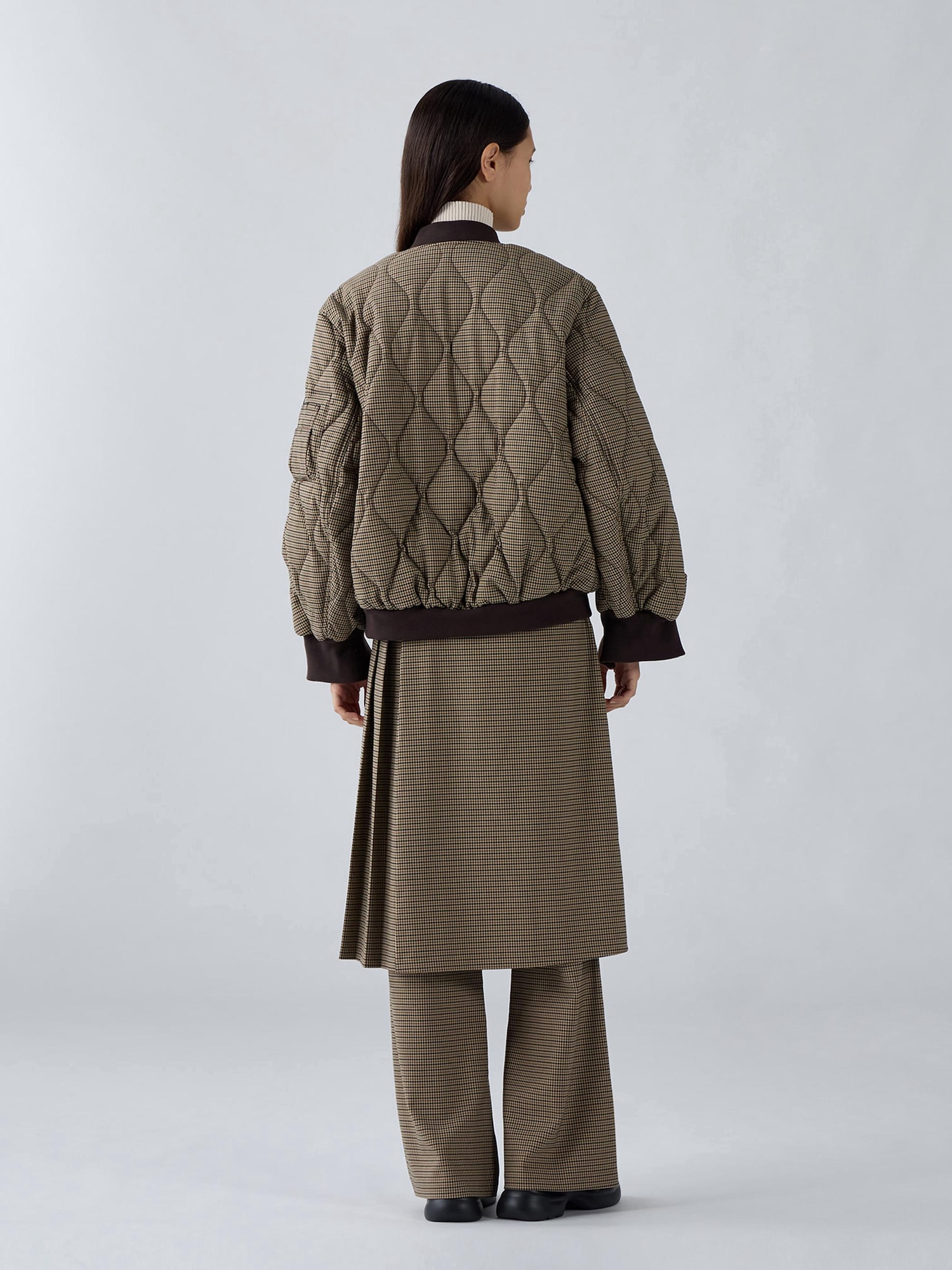 Quilted Jacket Checked by rokh | GU US