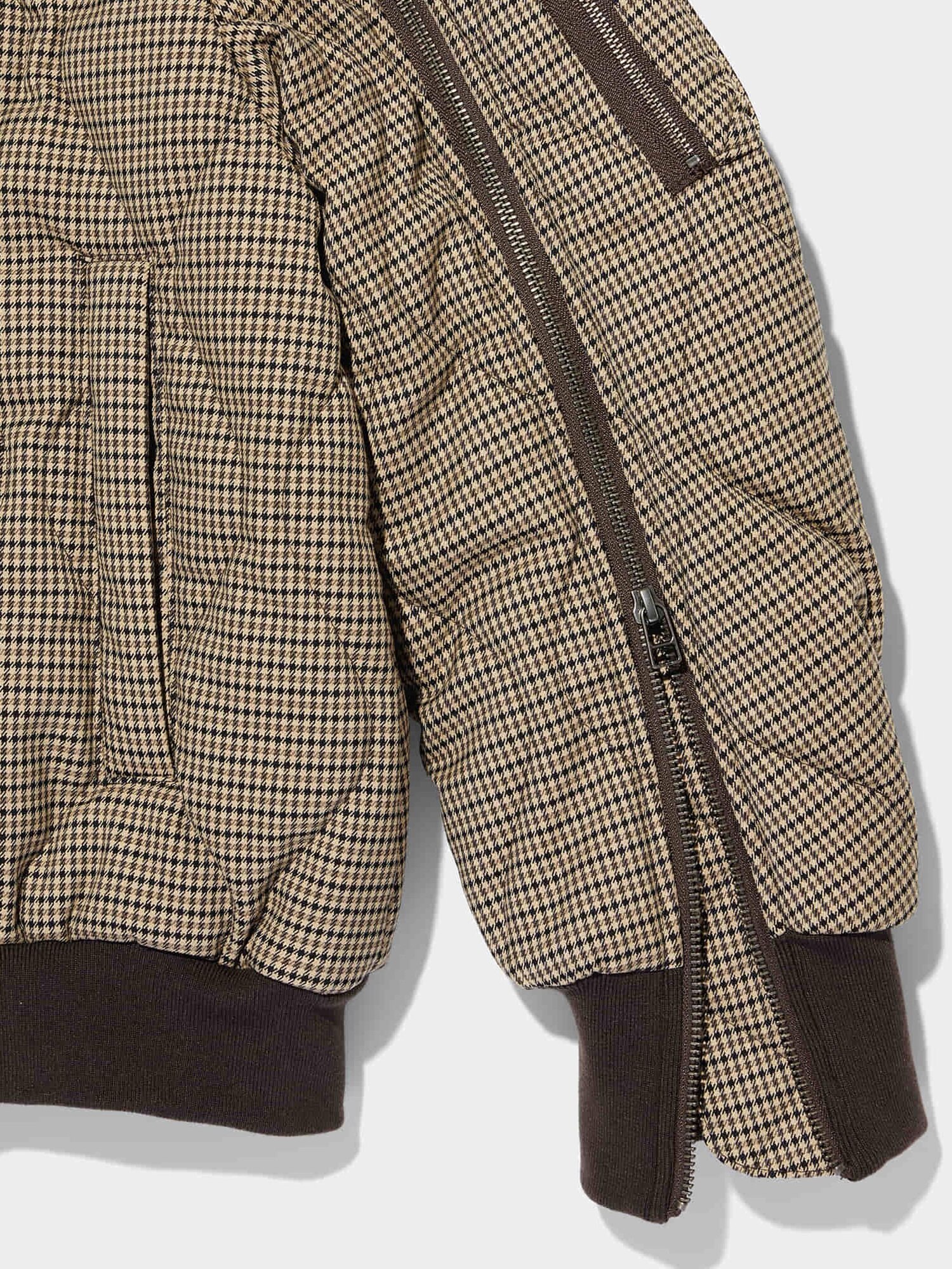【KOOLOSET】Wool Lala Check Jacket Wool Lala Check Jacket (brown) - kooloset