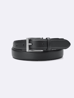 Leather Side-Stitched Belt | Adjustable