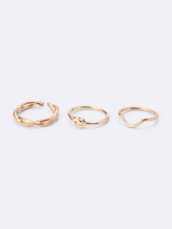 Narrow Metal Ring 5-Pack