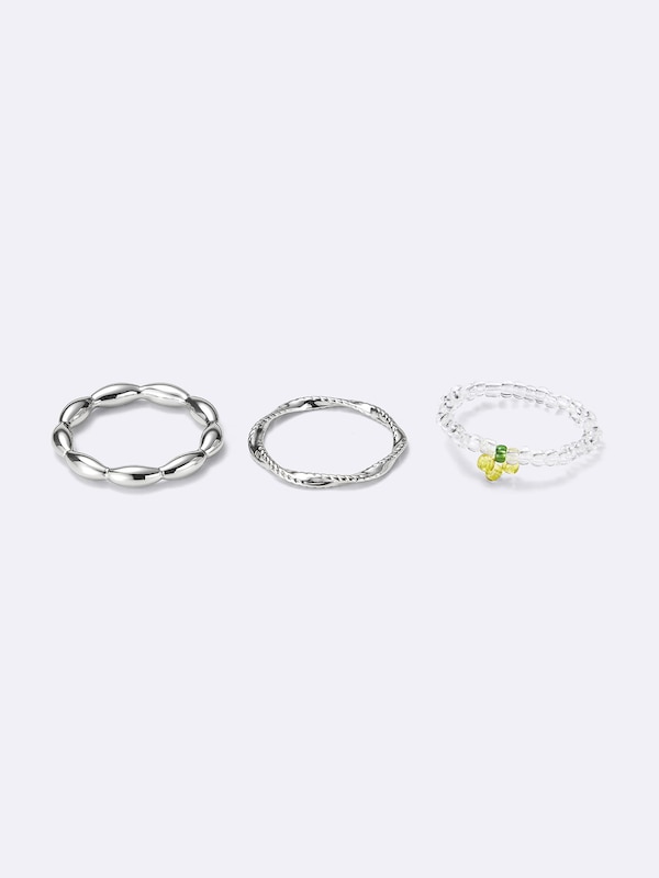 Fruit Beaded Ring 5-Pack