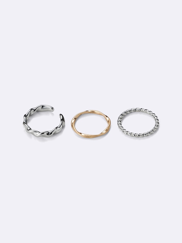 Beads Ribbon Ring 5-Pack