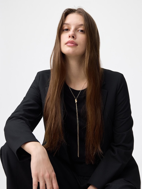 Slide Chain Narrow Necklace