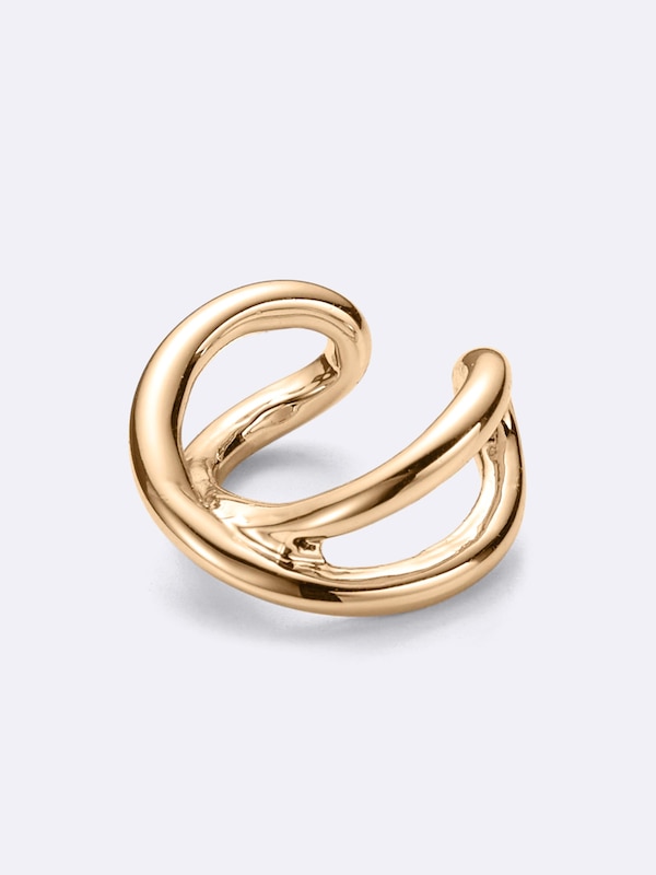 Heart Hoop Clip-On Earrings& Earcuff