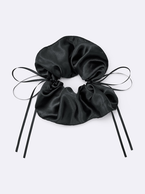 Satin Ribbon Hair Scrunchie