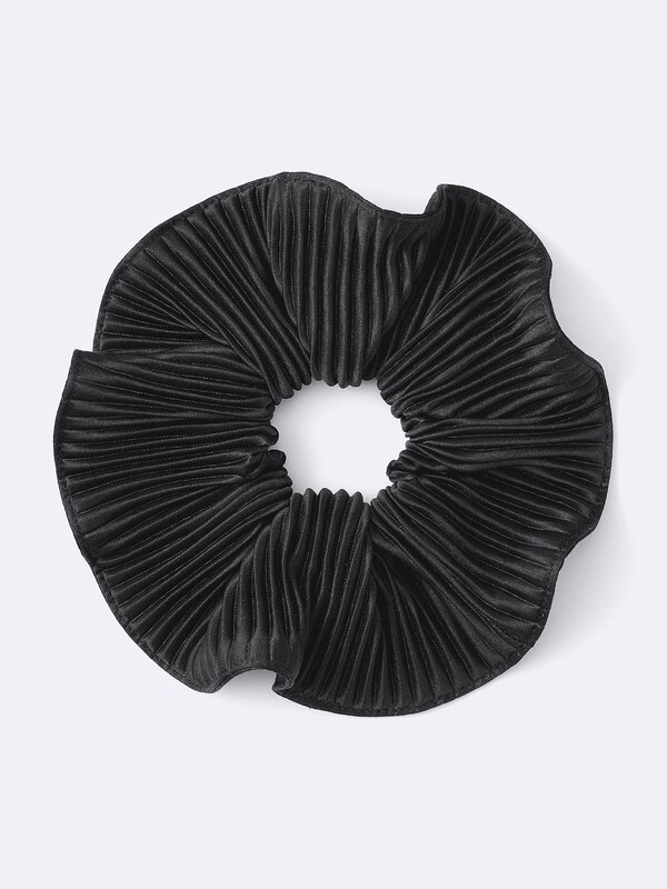 Pleated Hair Scrunchie