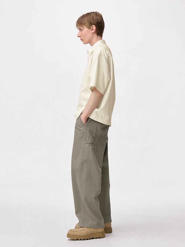 Barrel Leg Work Pants