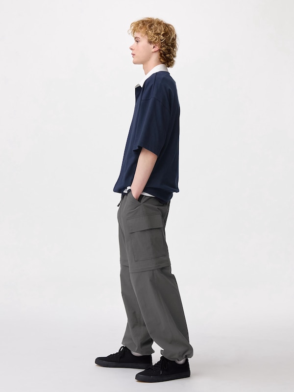 Convertible Wide Cargo Pants