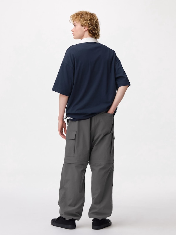 Convertible Wide Cargo Pants
