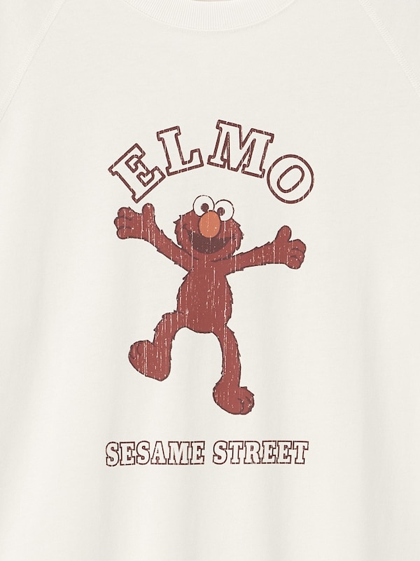 Sweat Look T-Shirt | HalfSlv | Sesame Street