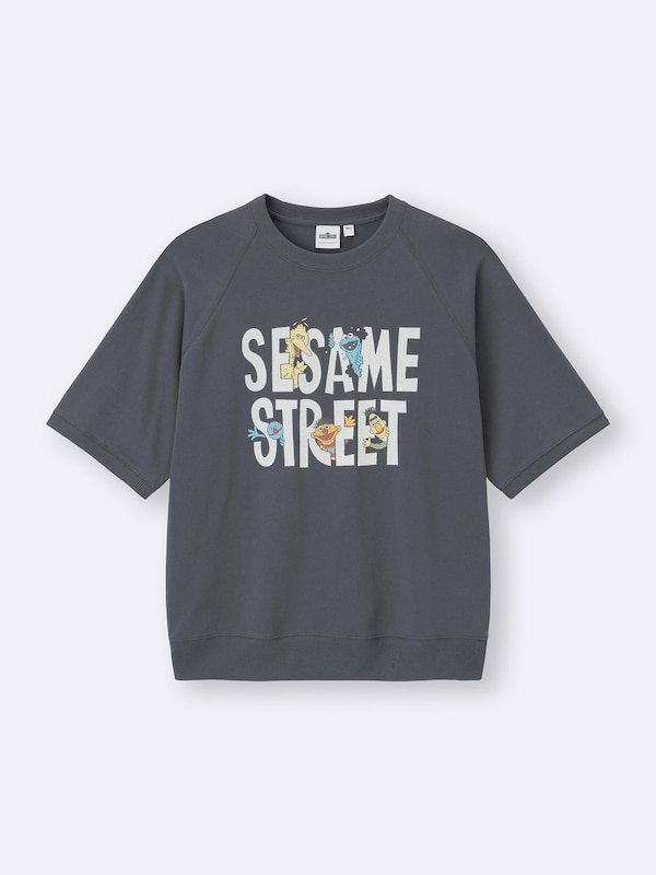 Sweat Look T-Shirt | HalfSlv | Sesame Street