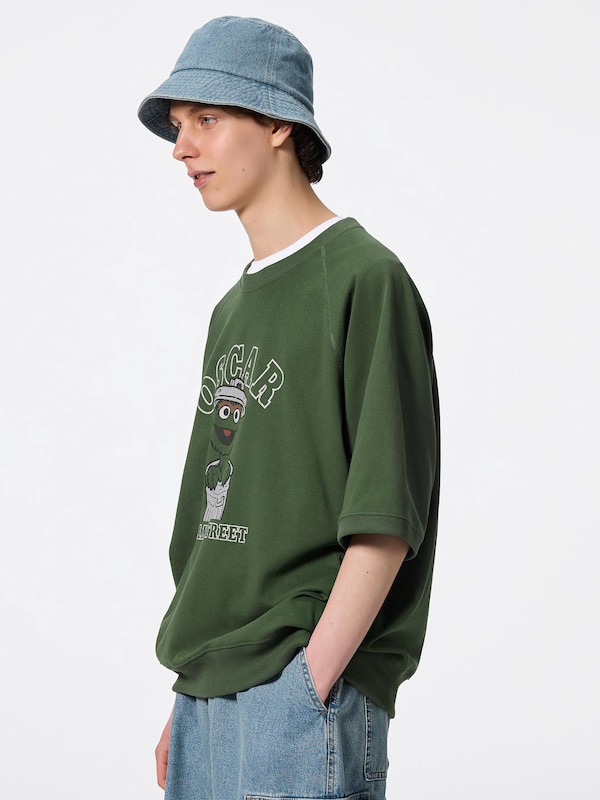 Sweat Look T-Shirt | HalfSlv | Sesame Street