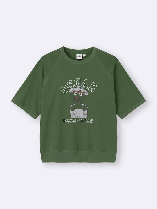 Sweat Look T-Shirt | HalfSlv | Sesame Street