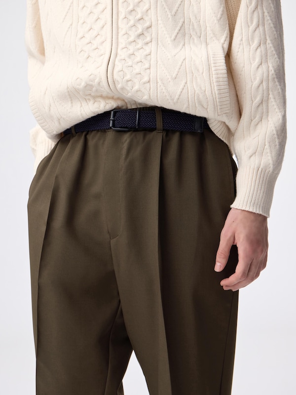 Dry Tucked Wide Relaxed Pants