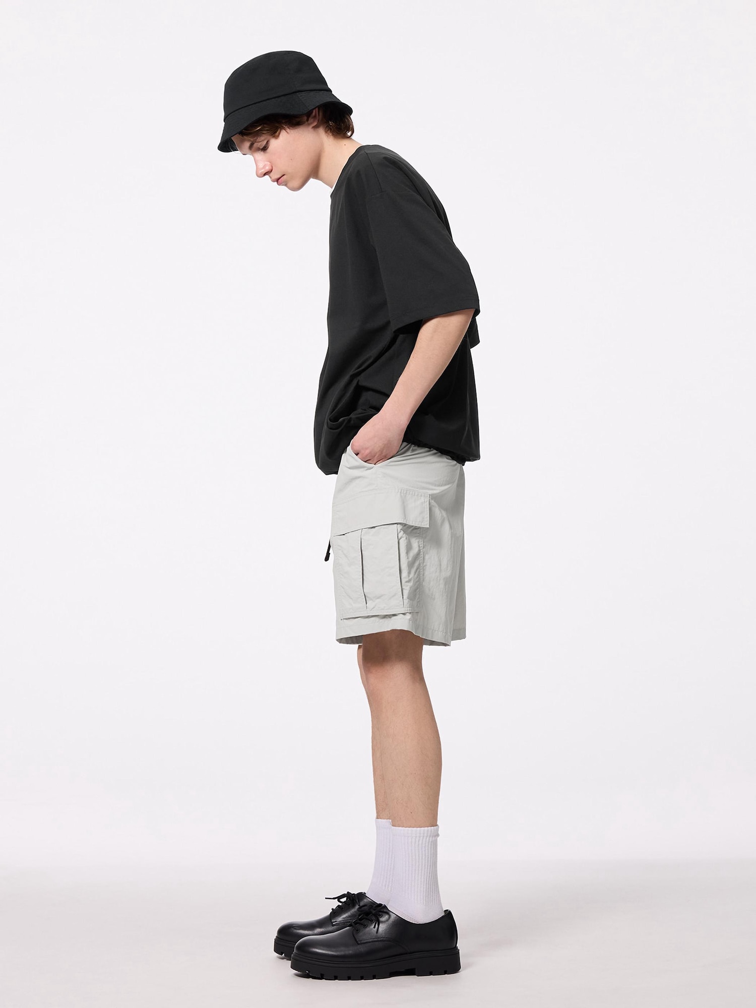 Nylon Cargo Knee Length Shorts | GU US