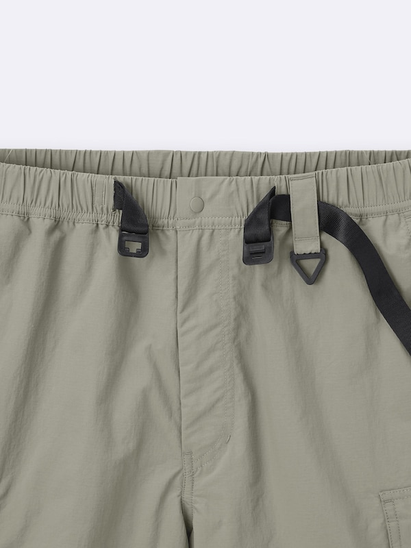Nylon Cargo Knee Length Shorts