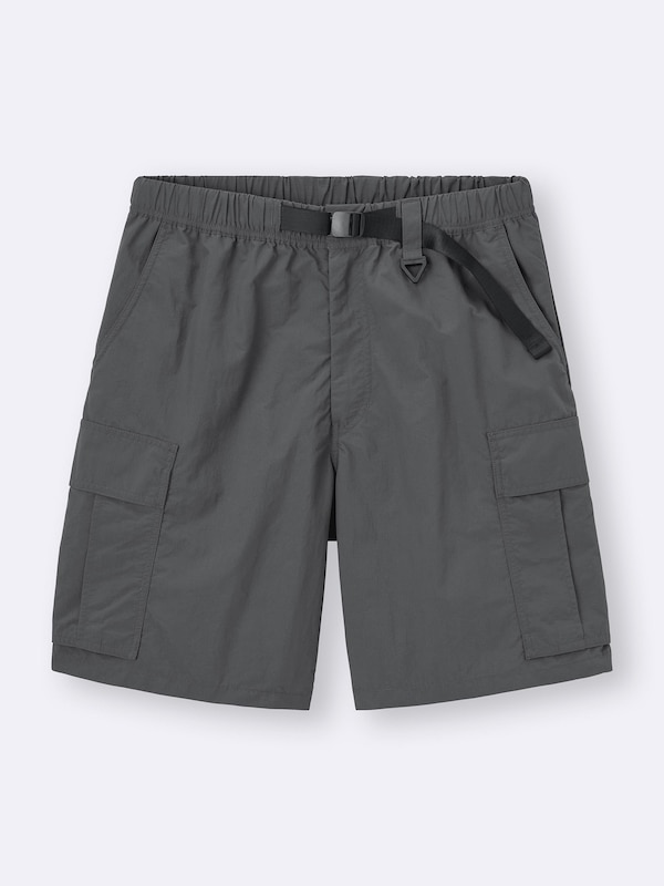 Nylon Cargo Knee Length Shorts
