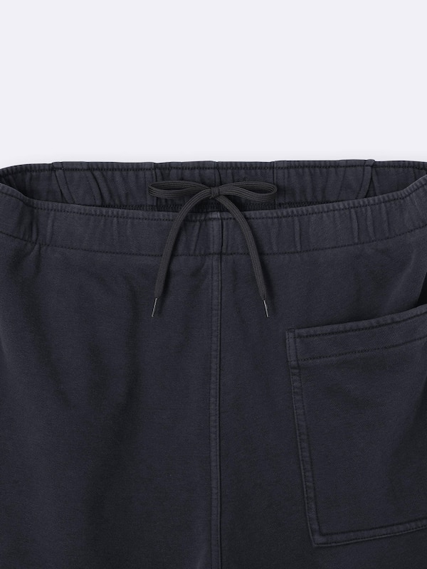 Washed Sweat Knee Length Shorts