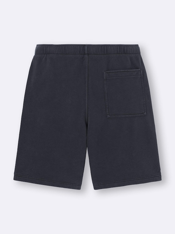 Washed Sweat Knee Length Shorts