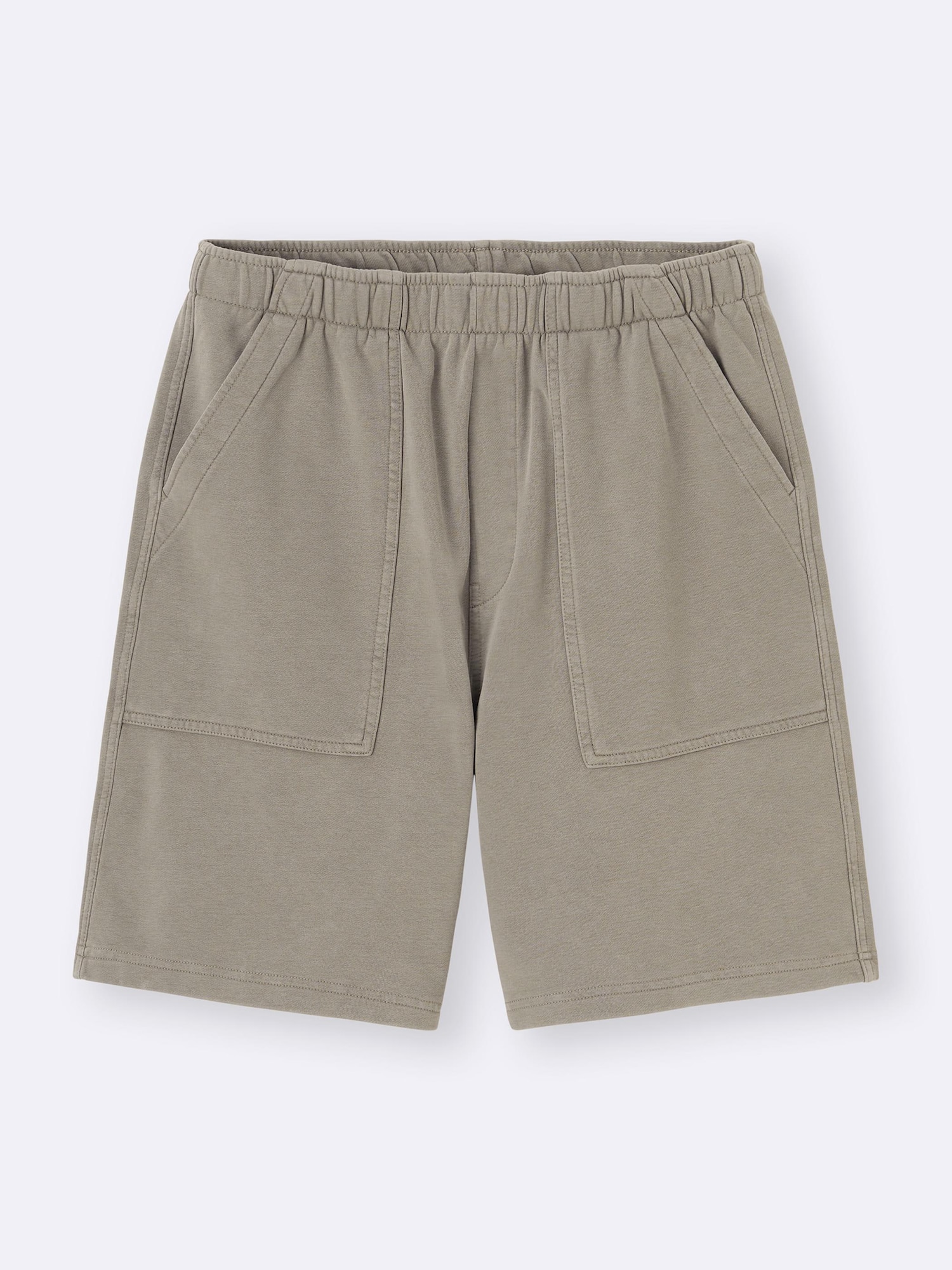 Washed Sweat Knee Length Shorts | GU US