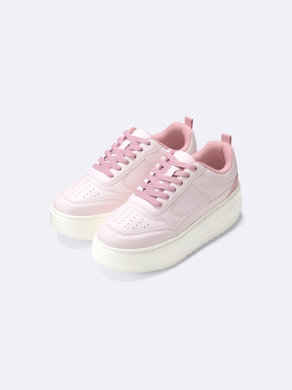 Volume Sole Court Sneakers