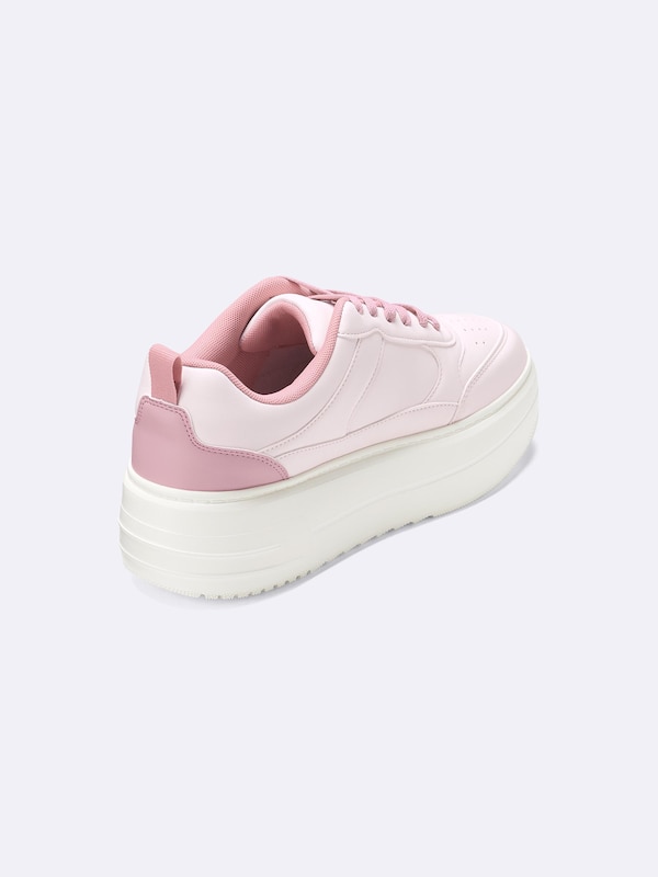 Volume Sole Court Sneakers