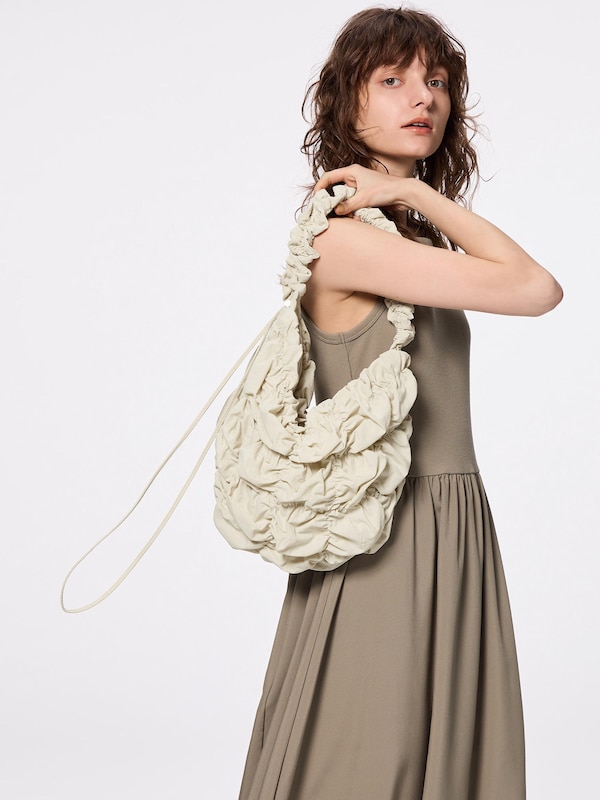 Gathered Shoulder Bag