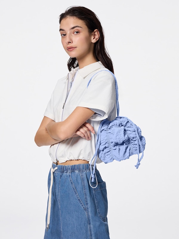 Shirring Drawstring Bag