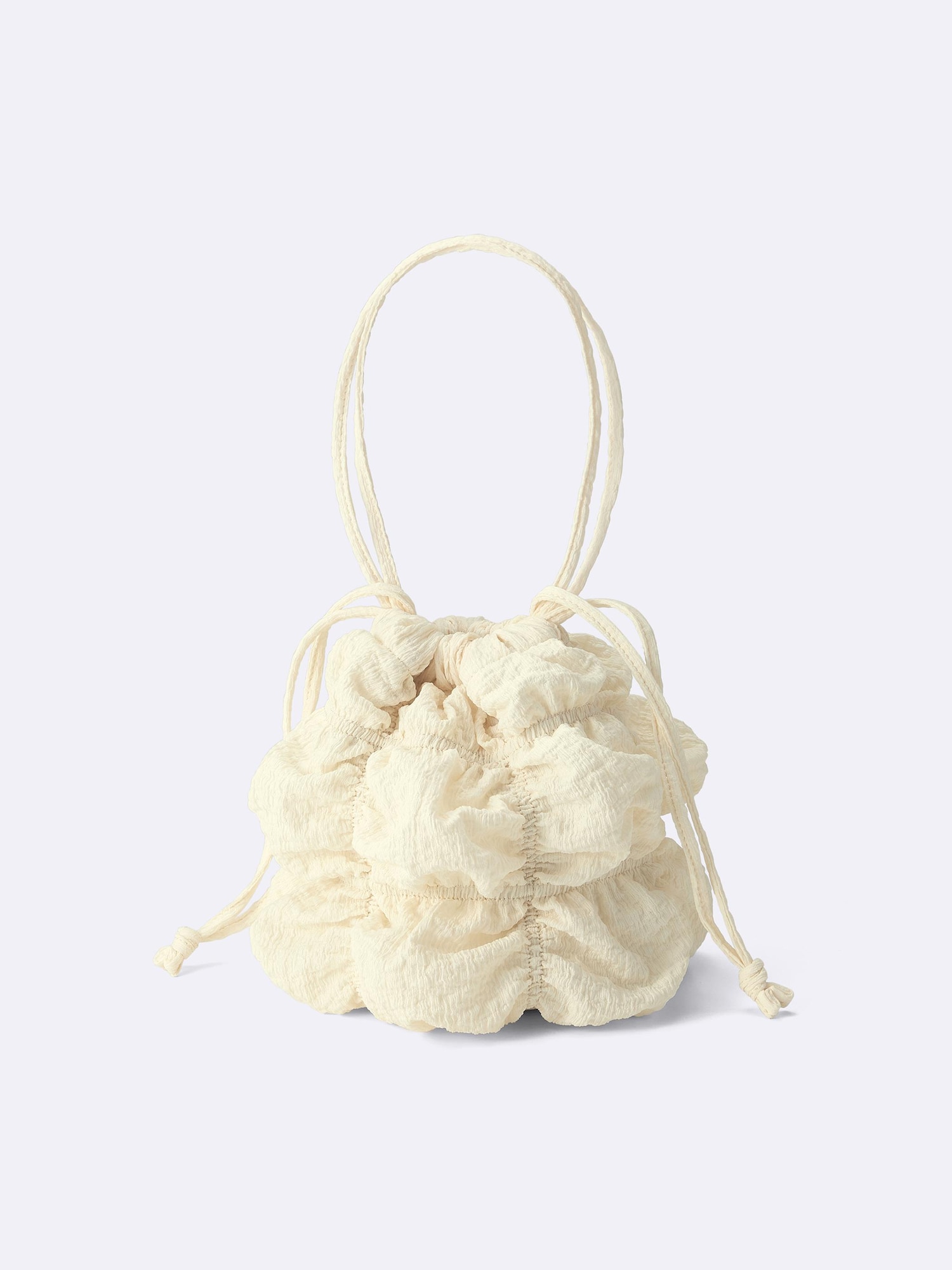 【LOW CLASSIC】24FW SHIRRING STRING BAG (2COLORS) Proenza Schouler Drawstring Tote - Optic White | Proenza