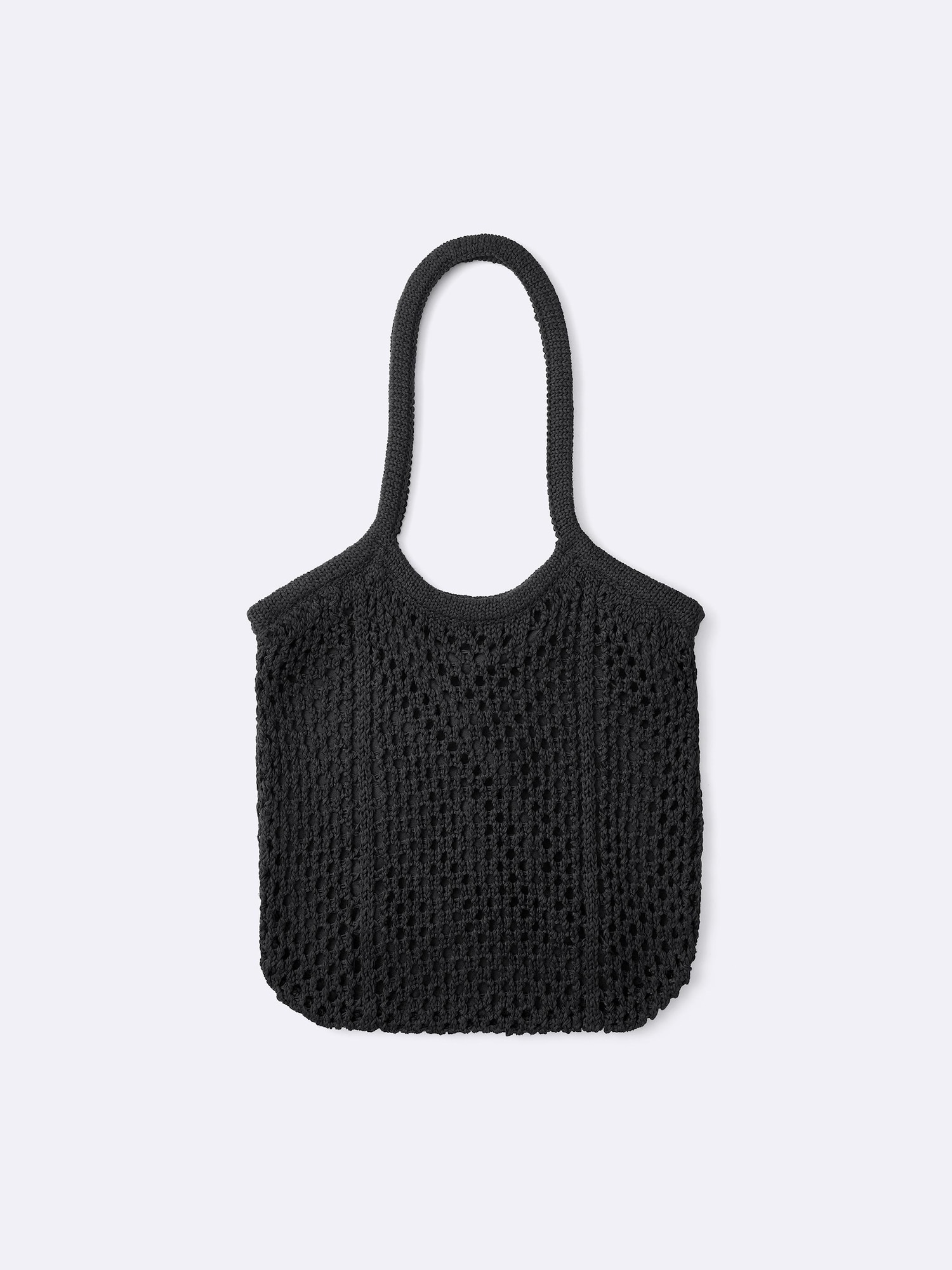 ★TOUT Y EST★ Mesh string mini black SK08-FBK 2Pack Lightweight Mesh Tote Bag,Sandproof Beach Bags with