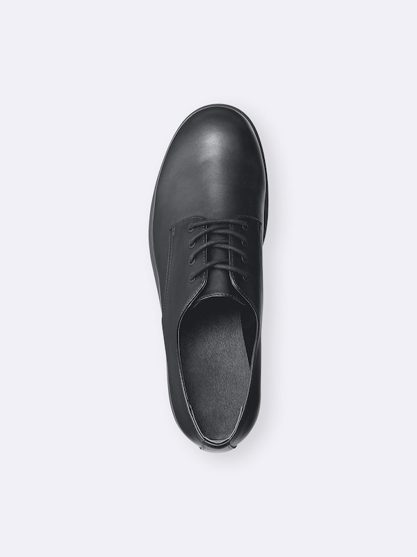 Chunky Sole Plain Toe Shoes