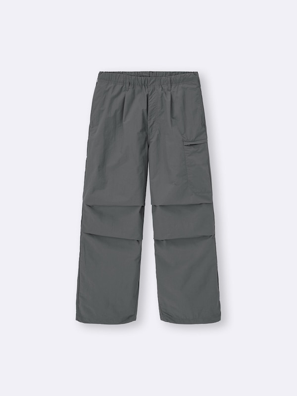 Nylon Zip Parachute Pants