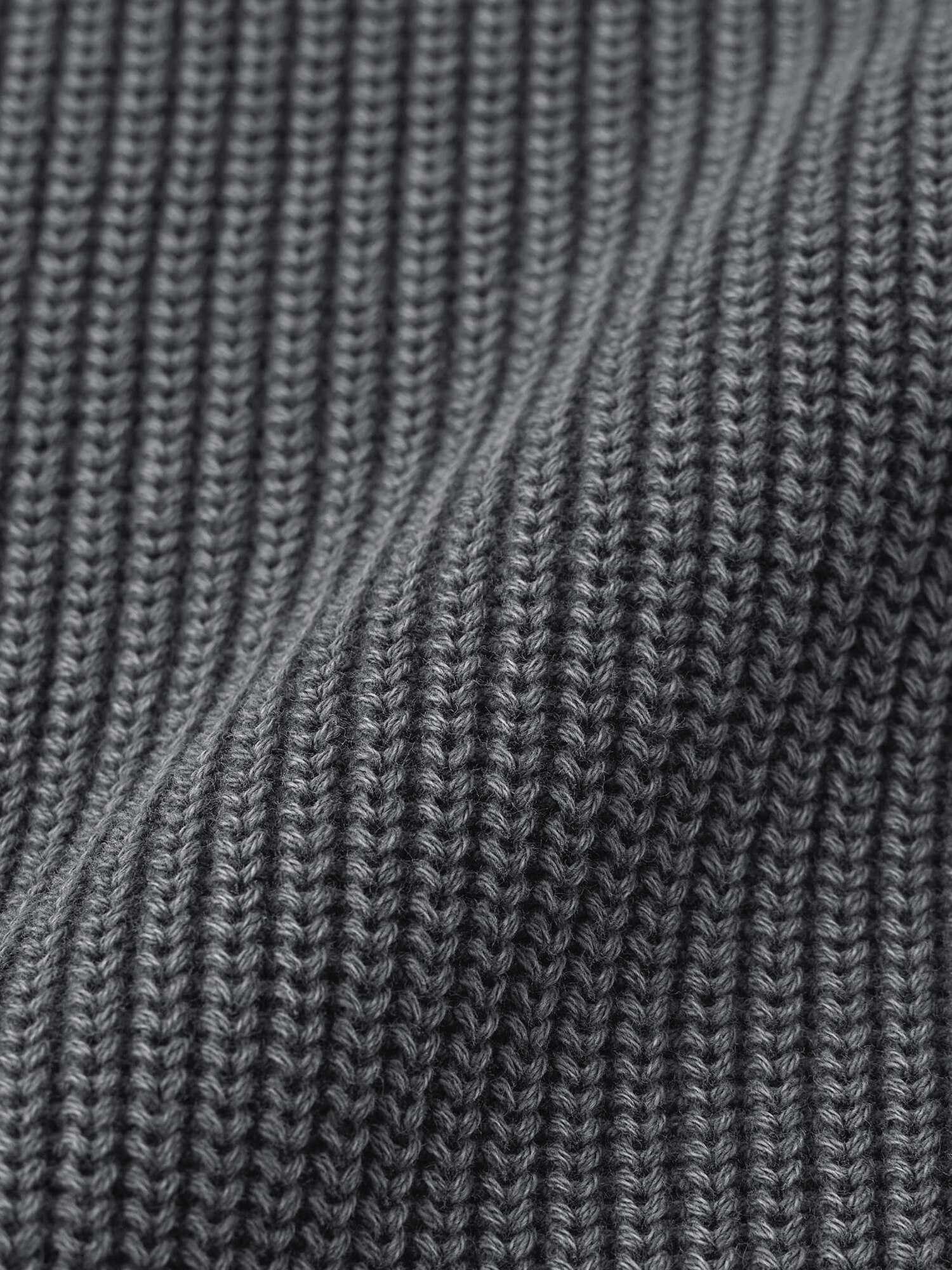 Washed Ribbed Crew Neck Sweater | GU US