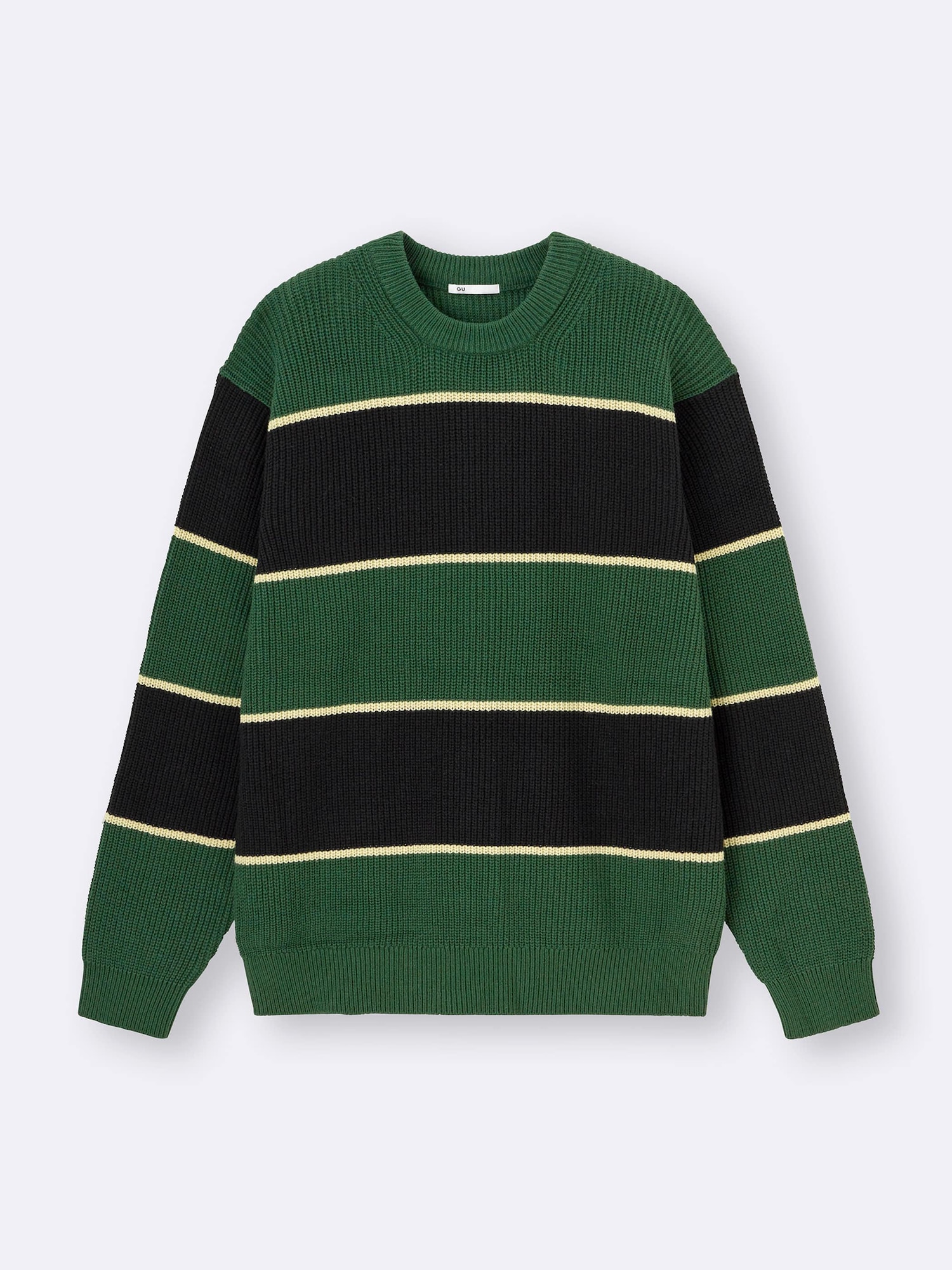 Men's Striped Crew Neck Sweater | GU US