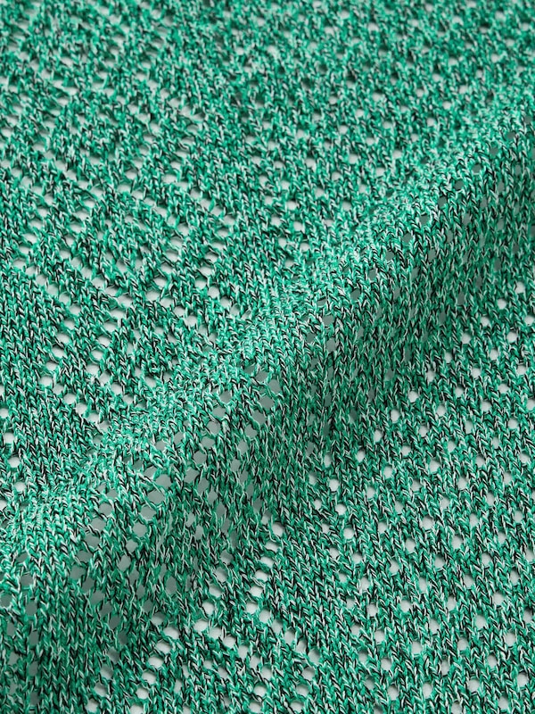 Washable Mesh Knitted Shirt | HalfSlv
